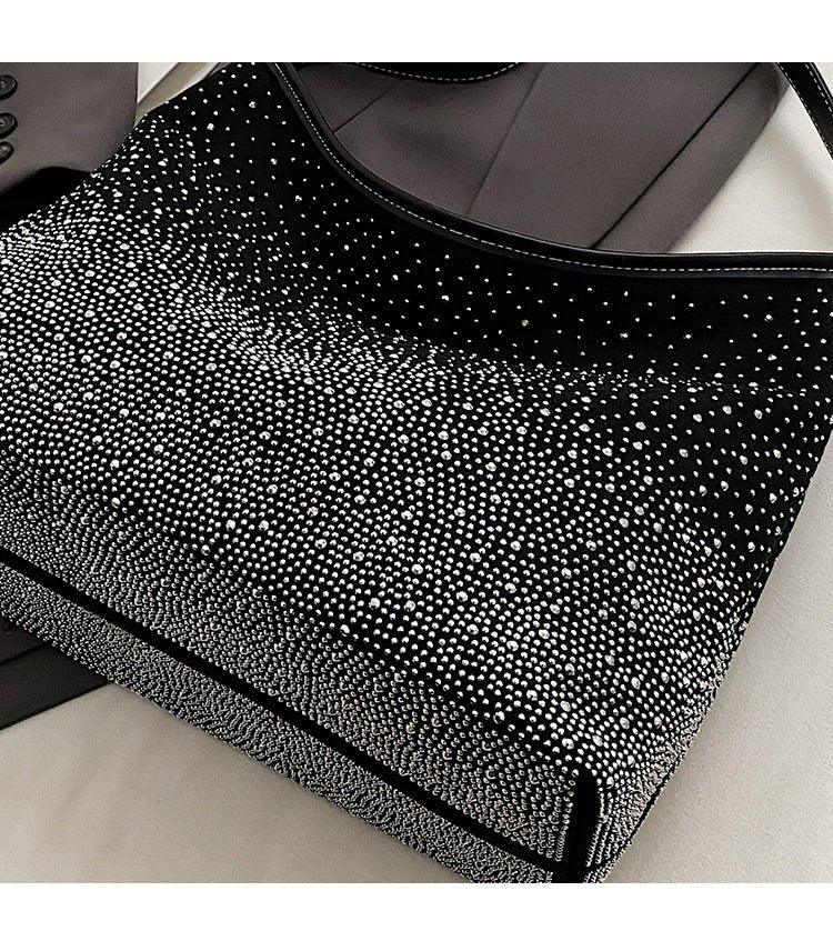 MAC142 Fashionable Bright Diamond Shoulder Tote Bag - SJB-DIAMOND ELITES