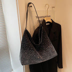 MAC142 Fashionable Bright Diamond Shoulder Tote Bag - SJB-DIAMOND ELITES