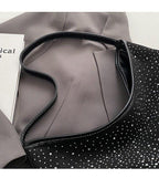 MAC142 Fashionable Bright Diamond Shoulder Tote Bag - SJB-DIAMOND ELITES