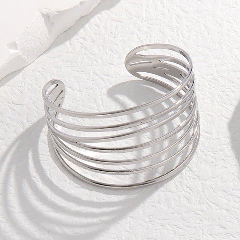 MAC143 Titanium Steel Colorfast Adjustable Bracelet - SJB-DIAMOND ELITES