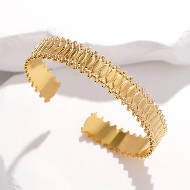 MAC143 Titanium Steel Colorfast Adjustable Bracelet - SJB-DIAMOND ELITES