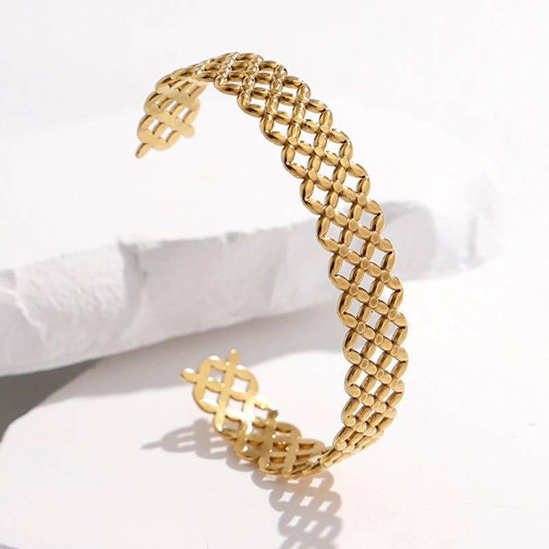 MAC143 Titanium Steel Colorfast Adjustable Bracelet - SJB-DIAMOND ELITES