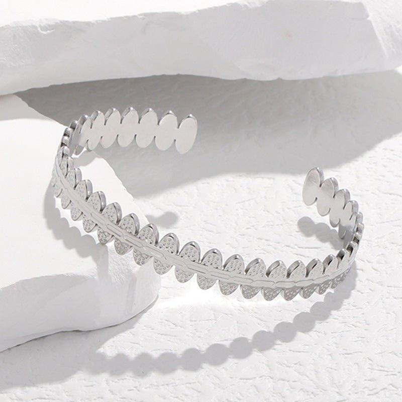 MAC143 Titanium Steel Colorfast Adjustable Bracelet - SJB-DIAMOND ELITES