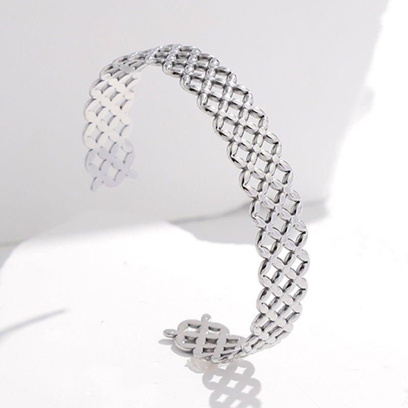 MAC143 Titanium Steel Colorfast Adjustable Bracelet - SJB-DIAMOND ELITES