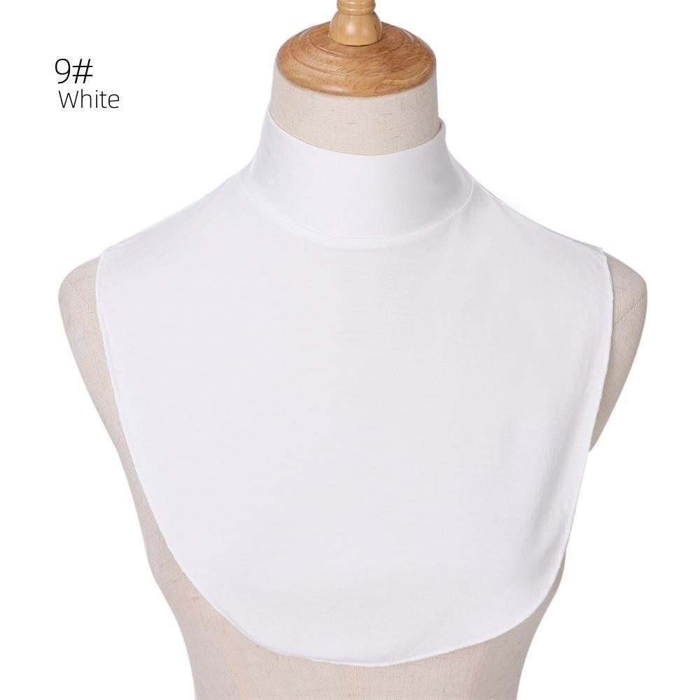 MAC144 Solid Color Modal Cotton Fake Collar Bottoming Collar - SJB-DIAMOND ELITES