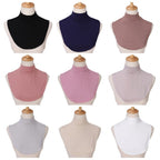 MAC144 Solid Color Modal Cotton Fake Collar Bottoming Collar - SJB-DIAMOND ELITES