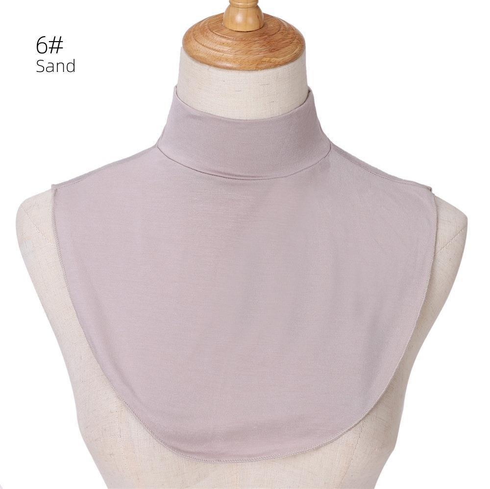 MAC144 Solid Color Modal Cotton Fake Collar Bottoming Collar - SJB-DIAMOND ELITES
