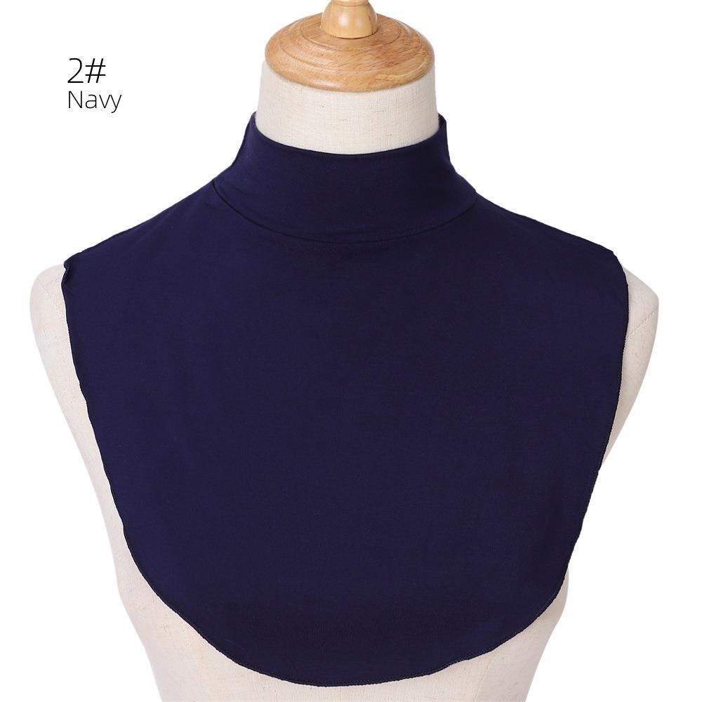 MAC144 Solid Color Modal Cotton Fake Collar Bottoming Collar - SJB-DIAMOND ELITES