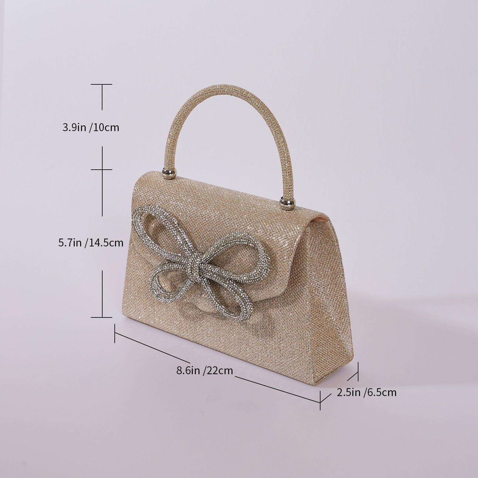 MAC146 Rhinestone Butterfly Evening Bag - SJB-DIAMOND ELITES