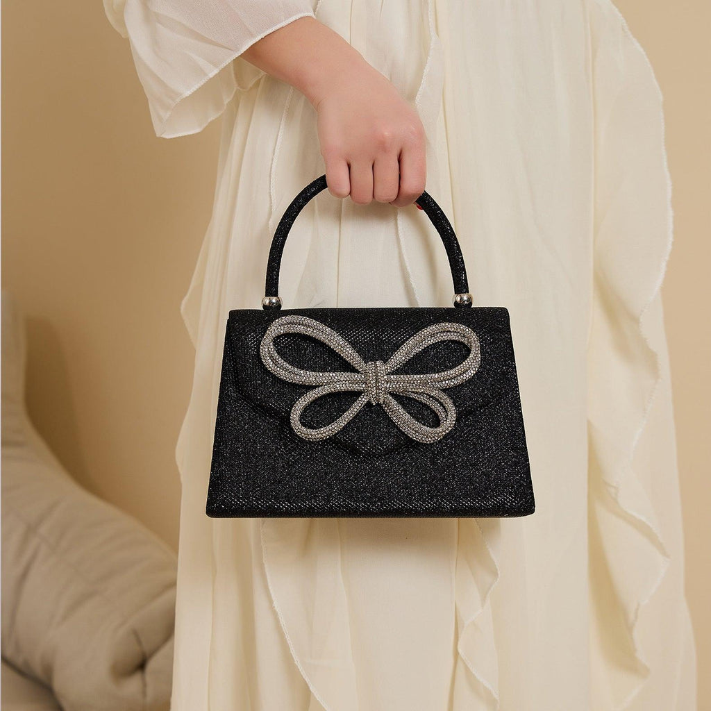 MAC146 Rhinestone Butterfly Evening Bag - SJB-DIAMOND ELITES