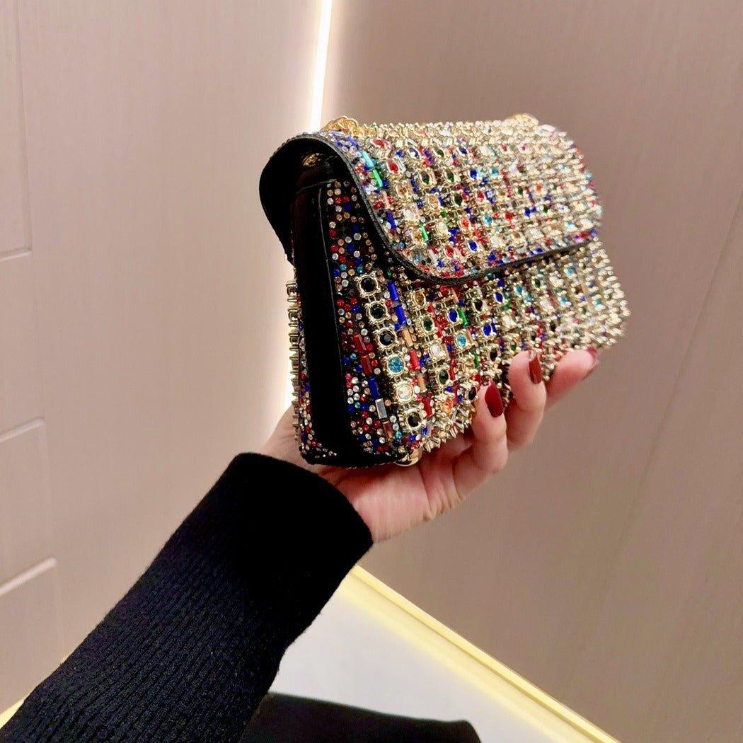 MAC148 Diamond Chain Evening Bag - SJB-DIAMOND ELITES