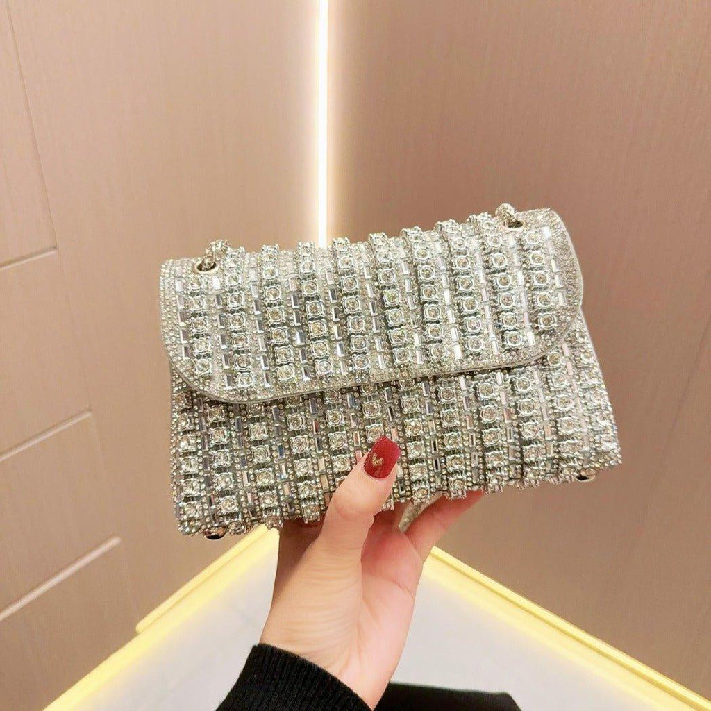 MAC148 Diamond Chain Evening Bag - SJB-DIAMOND ELITES
