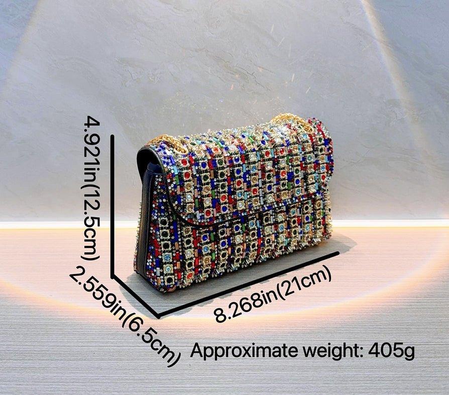 MAC148 Diamond Chain Evening Bag - SJB-DIAMOND ELITES