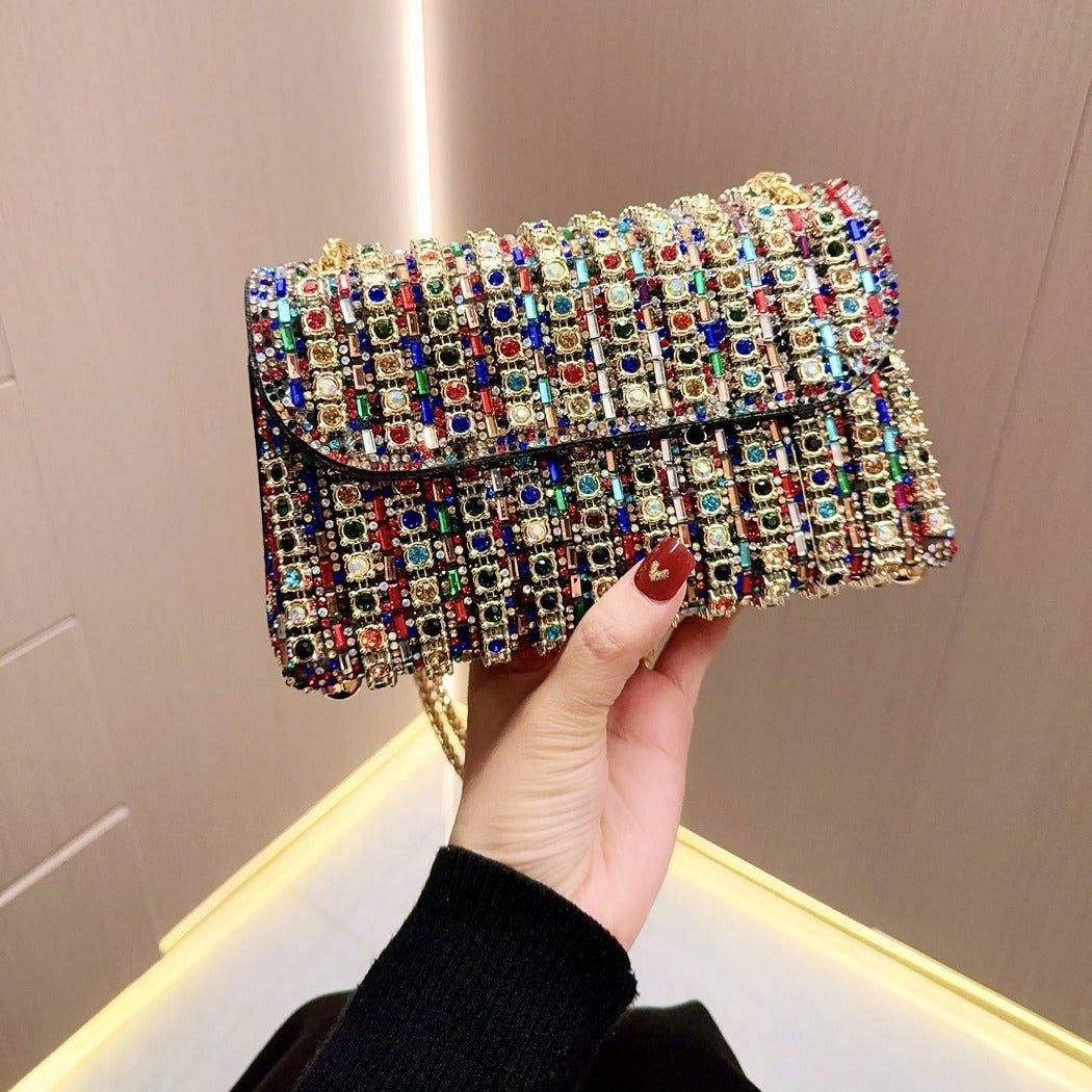 MAC148 Diamond Chain Evening Bag - SJB-DIAMOND ELITES