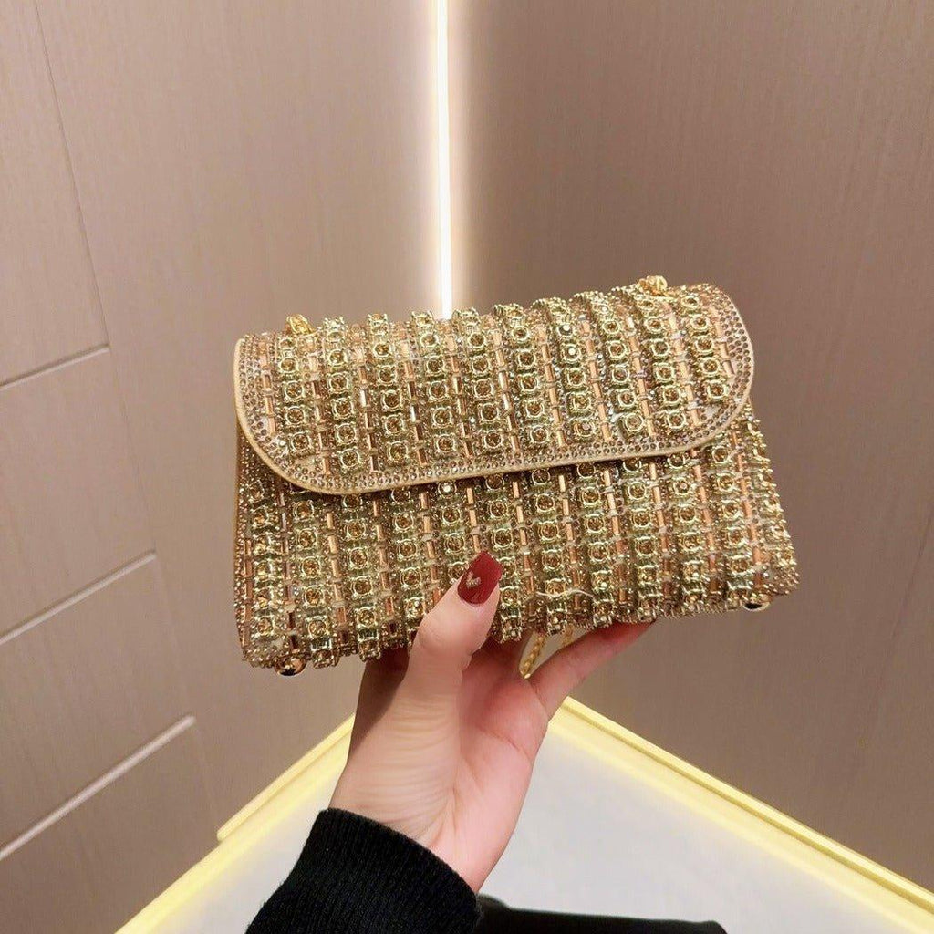MAC148 Diamond Chain Evening Bag - SJB-DIAMOND ELITES