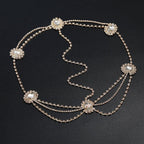 Stylish Multi-layered Rhinestone Tassel Forehead Headpiece(MAC151) - SJB-DIAMOND ELITES