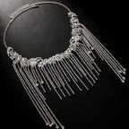 MAC152 Rhinestone Fringe Diamond Hair Accessories - SJB-DIAMOND ELITES