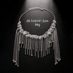 MAC152 Rhinestone Fringe Diamond Hair Accessories - SJB-DIAMOND ELITES