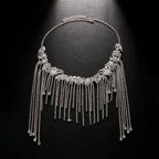 MAC152 Rhinestone Fringe Diamond Hair Accessories - SJB-DIAMOND ELITES
