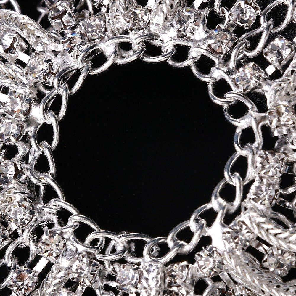 MAC153 High-end Tassel Rhinestone Hair Chain - SJB-DIAMOND ELITES