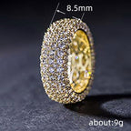 MAC164 Multi-Layered High-End Super Sparkling Full Diamond Ring - SJB-DIAMOND ELITES