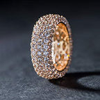 MAC164 Multi-Layered High-End Super Sparkling Full Diamond Ring - SJB-DIAMOND ELITES