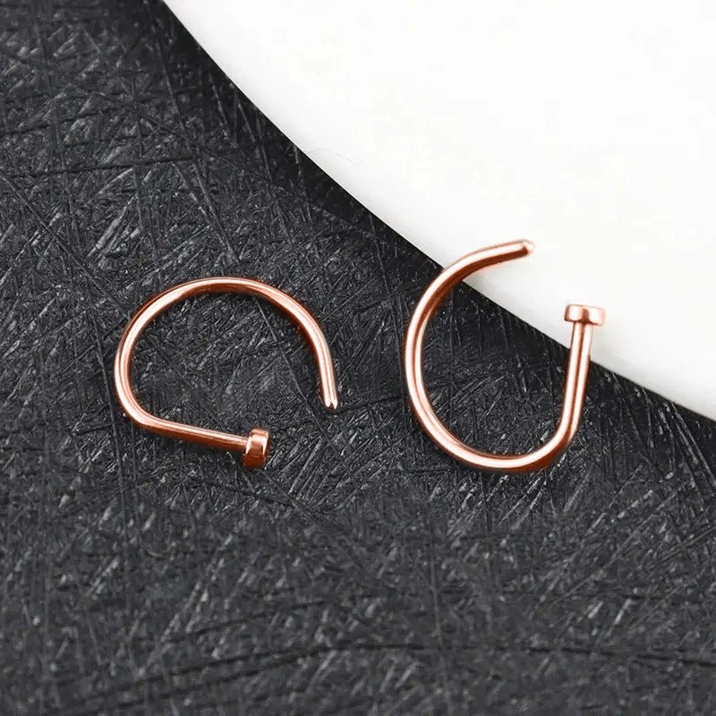 MAC167 D-Type Nose Ring - SJB-DIAMOND ELITES