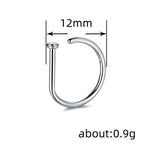 MAC167 D-Type Nose Ring - SJB-DIAMOND ELITES