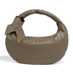 MAC168 Simple And Sstylish Woven Leather Handbag(No bow) - SJB-DIAMOND ELITES