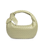 MAC168 Simple And Sstylish Woven Leather Handbag(No bow) - SJB-DIAMOND ELITES