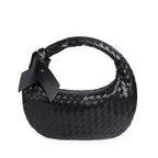 MAC168 Simple And Sstylish Woven Leather Handbag(No bow) - SJB-DIAMOND ELITES