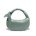 MAC168 Simple And Sstylish Woven Leather Handbag(No bow) - SJB-DIAMOND ELITES