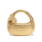 MAC168 Simple And Sstylish Woven Leather Handbag(No bow) - SJB-DIAMOND ELITES
