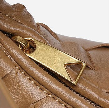MAC168 Simple And Sstylish Woven Leather Handbag(No bow) - SJB-DIAMOND ELITES