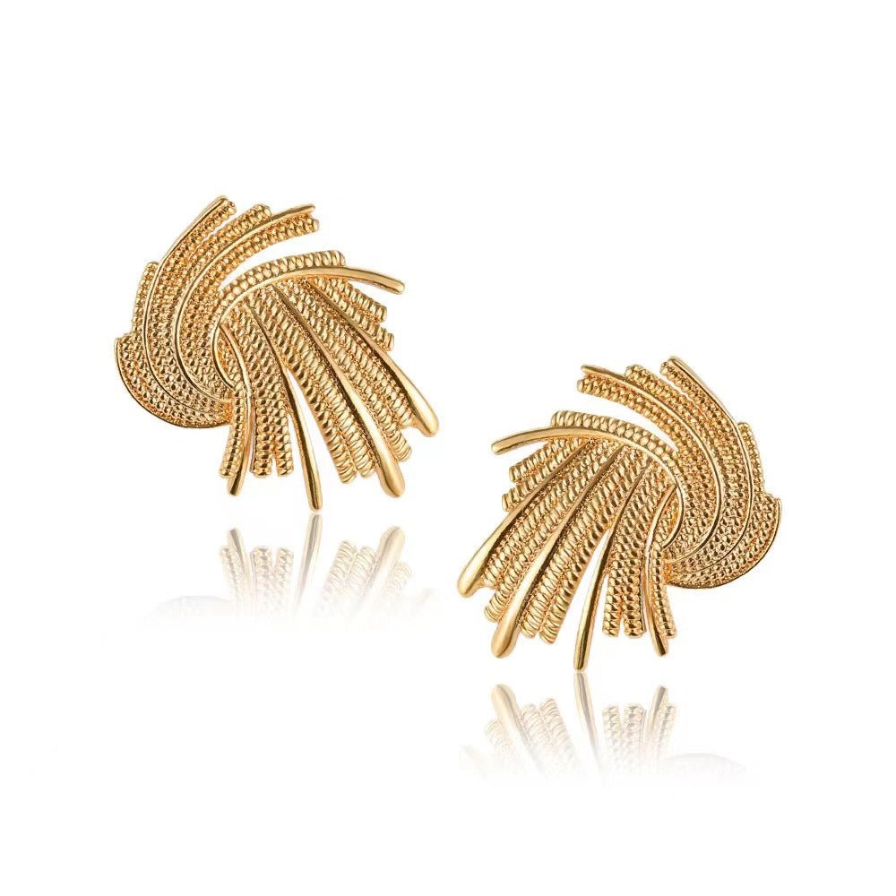 MAC171  High-end And Unique Geometric Metal Earrings - SJB-DIAMOND ELITES