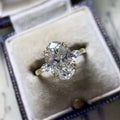 MAC176 Oval Zirconia Engagement Ring - SJB-DIAMOND ELITES