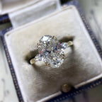 MAC176 Oval Zirconia Engagement Ring - SJB-DIAMOND ELITES
