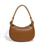 MAC177 Fashionable And Versatile Retro Woven High-end Shoulder Armpit Bag - SJB-DIAMOND ELITES