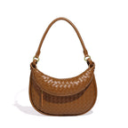 MAC177 Fashionable And Versatile Retro Woven High-end Shoulder Armpit Bag - SJB-DIAMOND ELITES