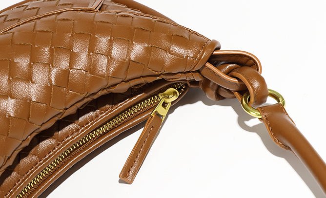 MAC177 Fashionable And Versatile Retro Woven High-end Shoulder Armpit Bag - SJB-DIAMOND ELITES