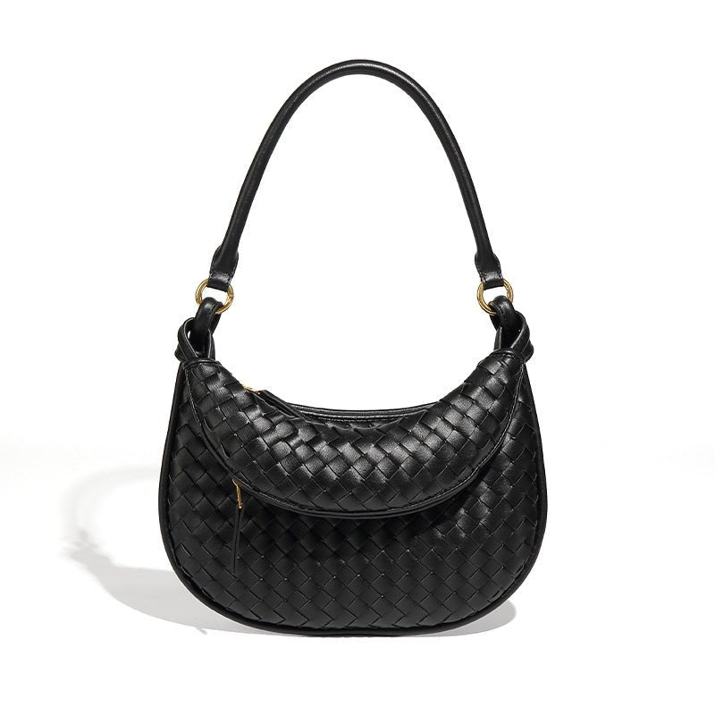 MAC177 Fashionable And Versatile Retro Woven High-end Shoulder Armpit Bag - SJB-DIAMOND ELITES