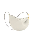 MAC182 Lychee Textured One-Shoulder Crossbody Saddle Bag