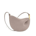 MAC182 Lychee Textured One-Shoulder Crossbody Saddle Bag