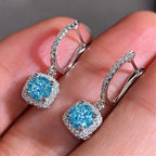 Micropaved Zirconia Versatile Earrings(MAC191)
