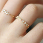 Light Luxury Palace Style Hollow Carved Lace Ring(MAC193)