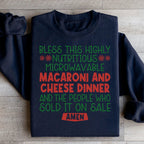 Macaroni And Cheese Dinner Sweatshirt Peachy Sunday