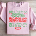 Macaroni And Cheese Dinner Sweatshirt Peachy Sunday