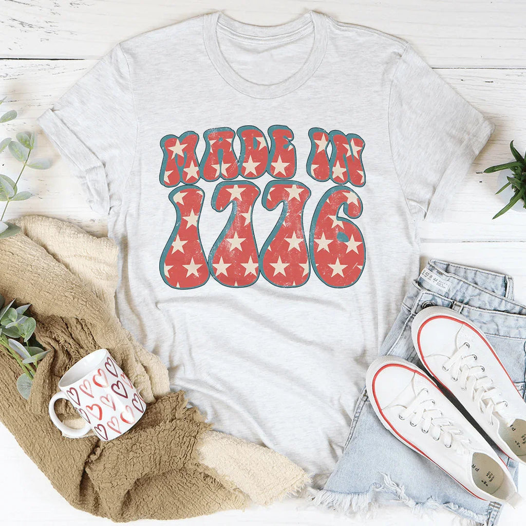 Made In 1776 Tee Peachy Sunday