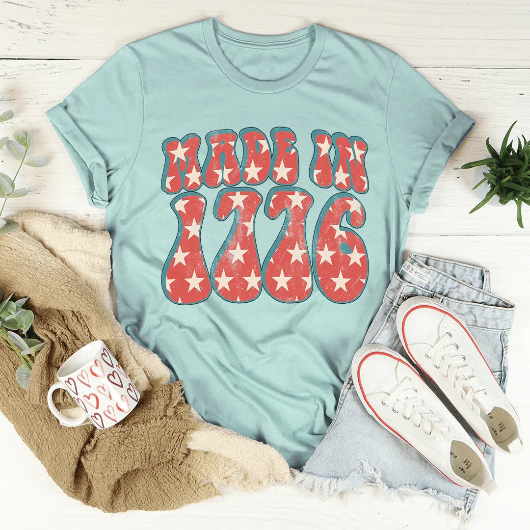 Made In 1776 Tee Peachy Sunday