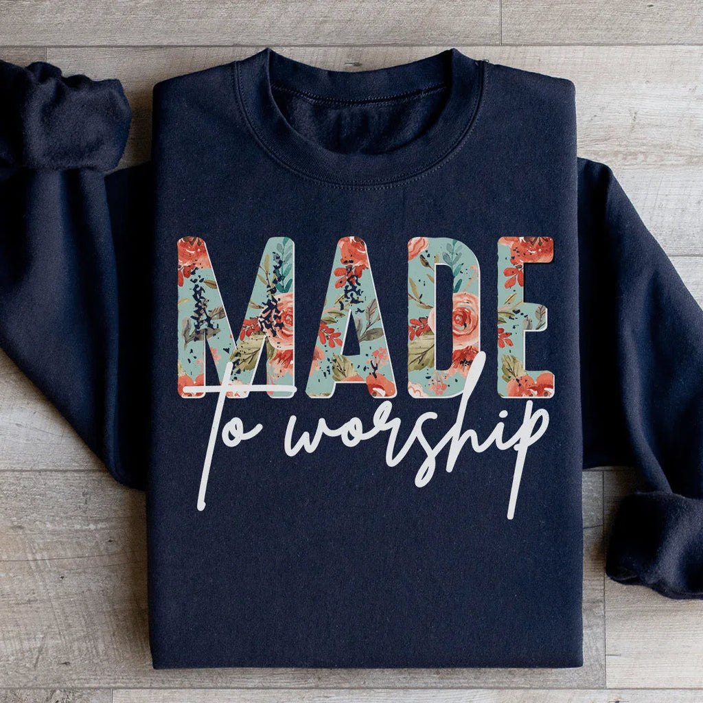 Made To Worship Sweatshirt Peachy Sunday